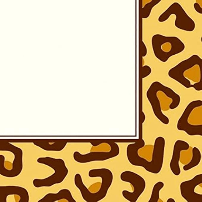 ANIMAL PRINT LEOPARD LUNCH NAPKIN 16 PIECES